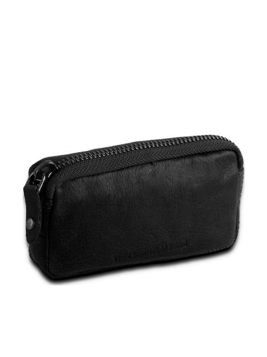 The Chesterfield Brand Κλειδοθήκη Πορτοφόλι Δερμάτινη Μαύρη