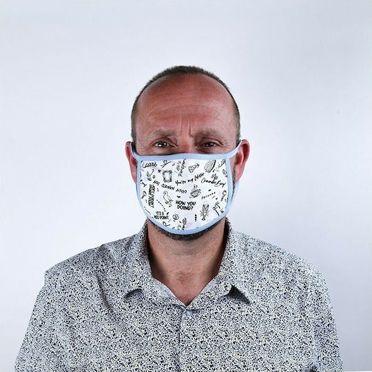 Pyramid International Face Cover Triple Layer Protection Friends Schutzmaske Stoff Gray PYR85574 GP85574 2Stück