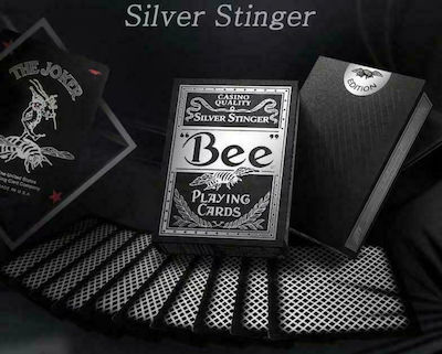 Bee Stinger Plasticized Card Deck Black