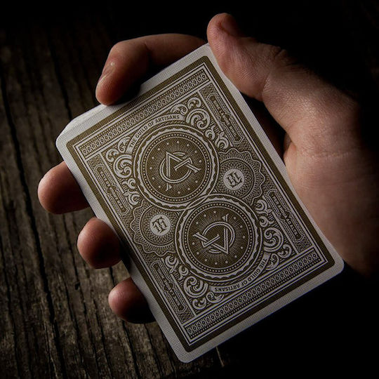 Theory11 Artisan Collectible Playing Cards Laminated for Poker White