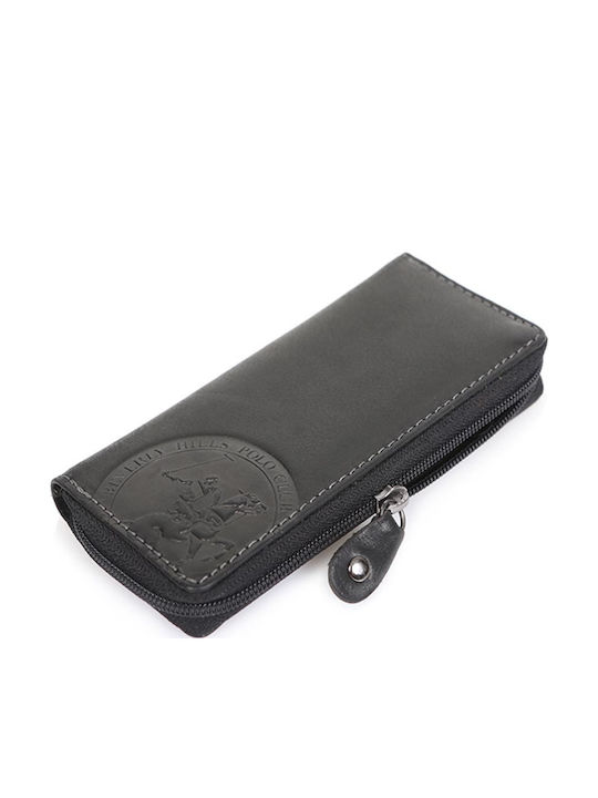 Beverly Hills Polo Club Schlüsselhalter aus Leder Schwarz