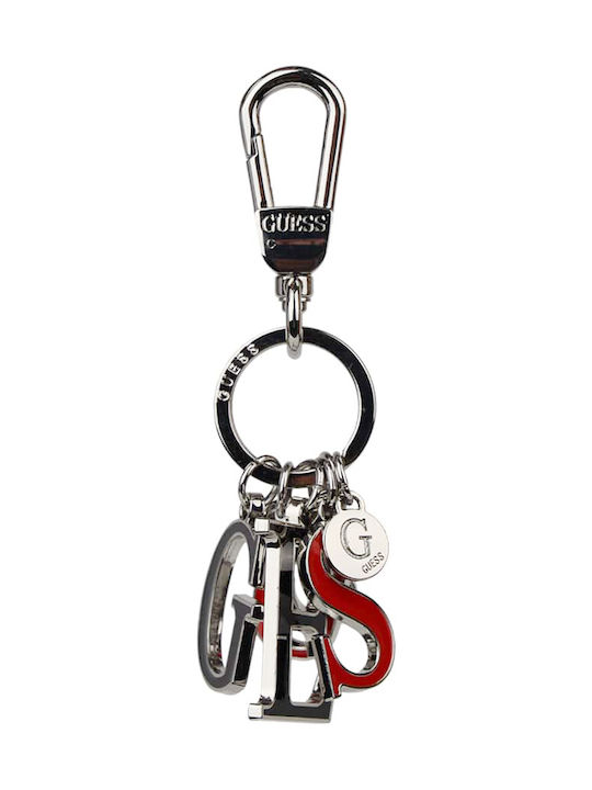 Guess Ключодържател Портфейл от Метал Черен