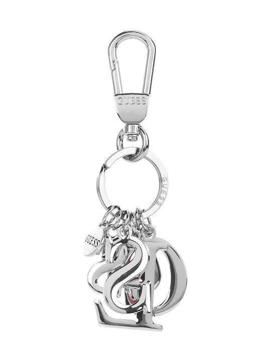 Guess Ключодържател Портфейл от Метал Черен