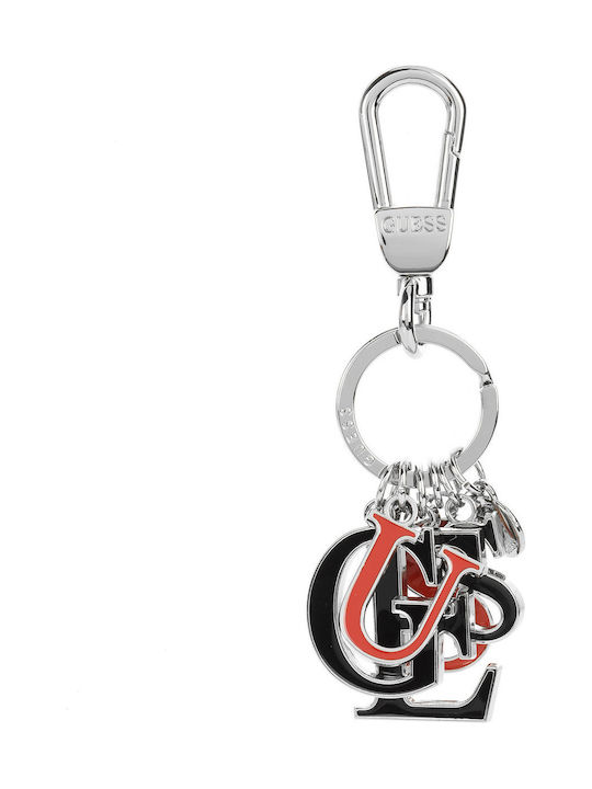 Guess Ключодържател Портфейл от Метал Черен