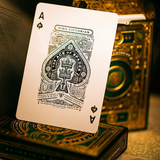 Theory11 High Victorian Spielkarten für Poker Grün