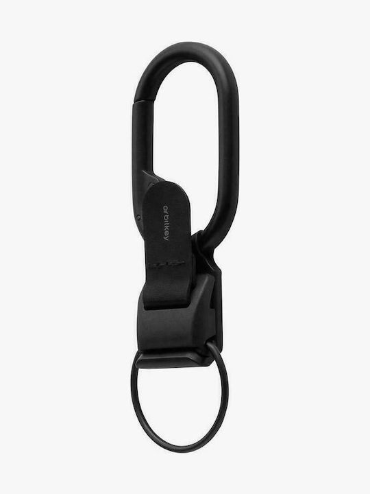 Orbitkey Μπρελόκ Clip V2 Μεταλλικό Μαύρο
