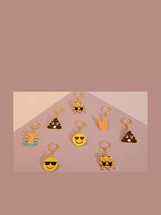 DOIY Keychain Metallic Poo