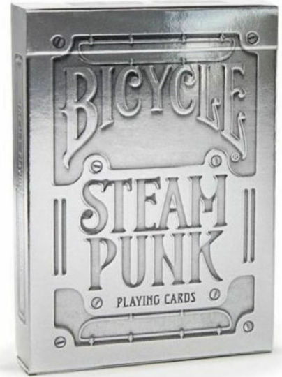Bicycle Silver Steampunk Spielkarten Silber