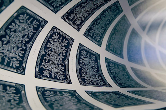 Theory11 Monarchs Συλλεκτική Τράπουλα Χάρτινη για Poker Μπλε