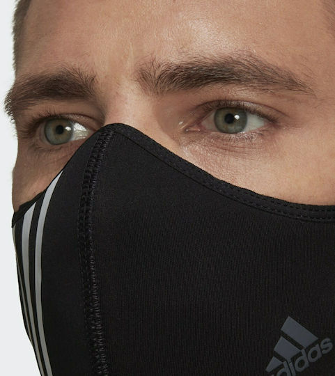 adidas Μάσκα Προστασίας Υφασμάτινη M/L Μαύρη HF7045 1τμχ