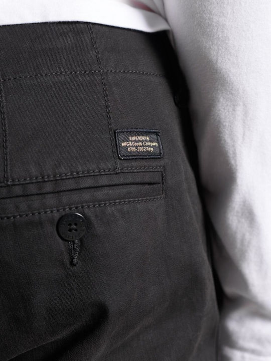 Officers Trousers Chino in Slim Fit Black