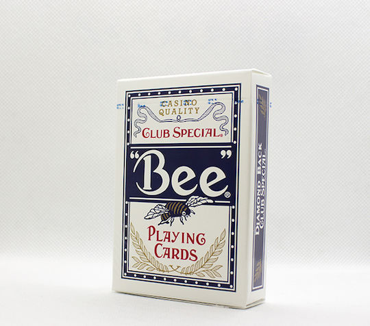 Bee Standard Index Playing Cards Laminated for Poker Blue