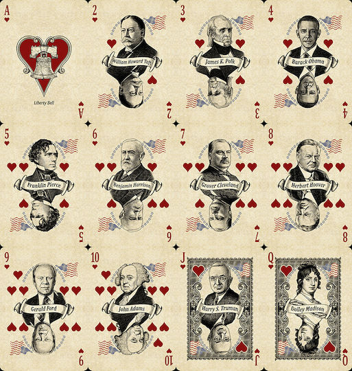 Bicycle U.S Presidents Spielkarten Blau