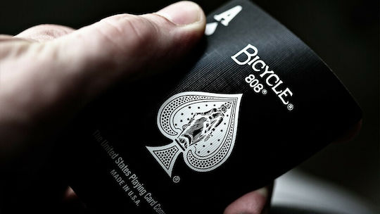 Bicycle Black Tiger Collectable Plasticized Black Playing Cards by Ellusionist