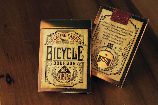Bicycle Bourbon Collectable Plasticized Playing Cards for Poker Blue
