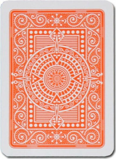 Modiano Texas Poker 2 Jumbo Playing Cards Plastic for Poker Orange