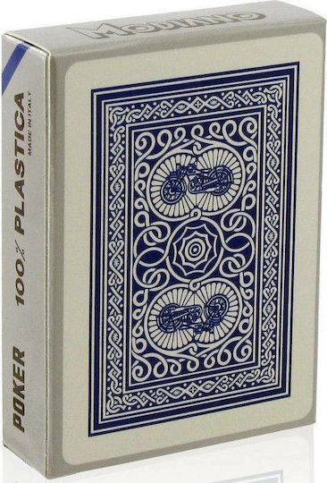 Modiano Old Trophy Poker Τράπουλα Πλαστική για Poker Μπλε