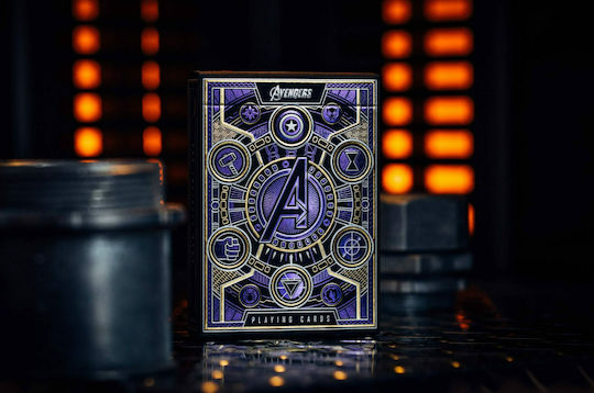 Theory11 Marvel: Avengers Collectible Playing Cards Laminated for Poker