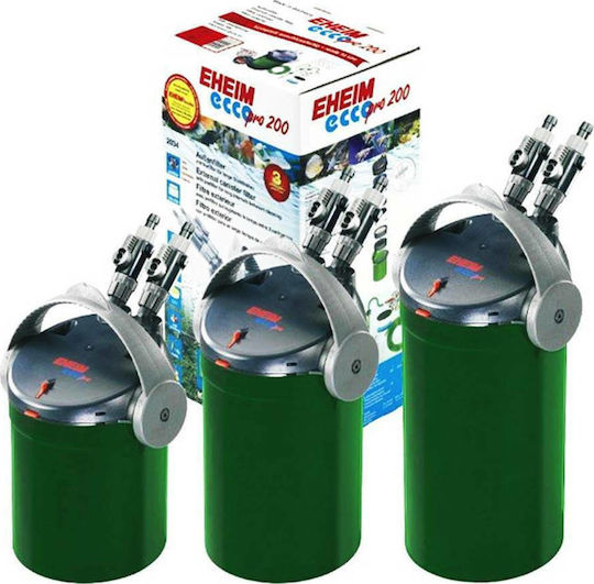 Eheim Eccopro 200 External Filter for Aquariums up to 200lt with Performance 600lt/h