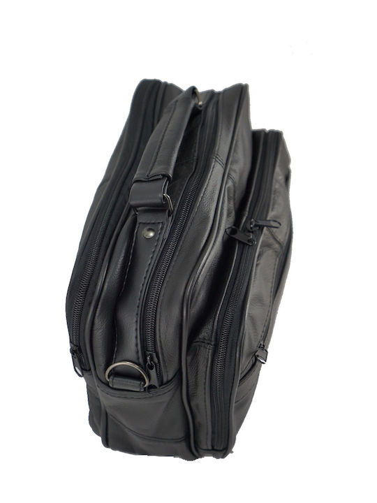 Leather Men's Bag Shoulder / Crossbody Black