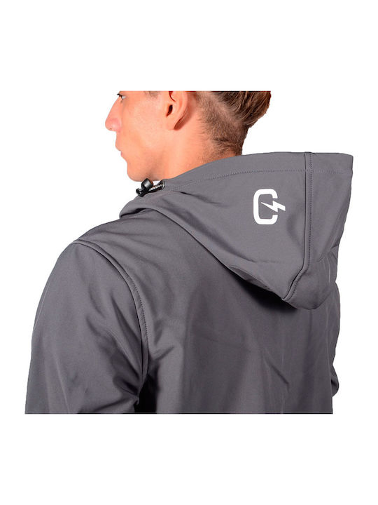 Winter Jacke Wine/Grey