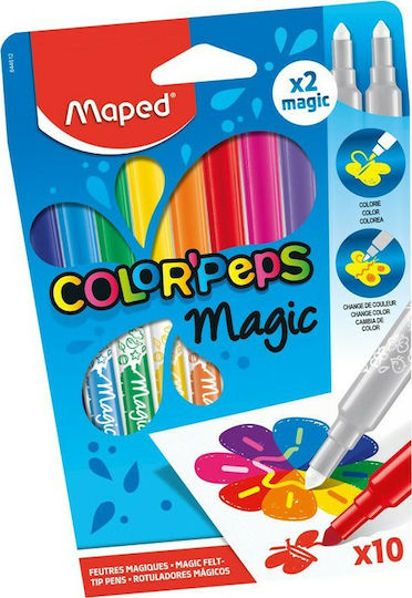 Maped Color'Peps Magic Drawing Markers Thick Set 10pcs