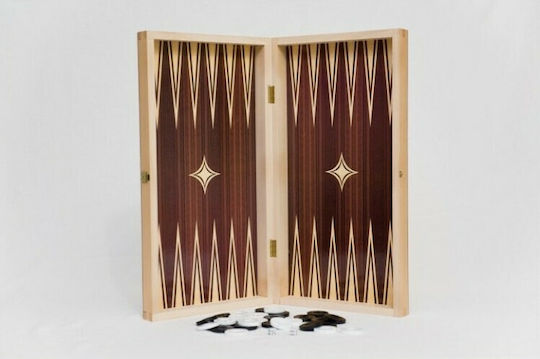 Argy Toys Backgammon Holz mit Spielsteinen 50x50cm