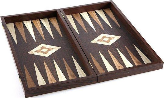 Manopoulos Wenge Replica Lucrat manual Table Lemn cu Piese 48x48cm