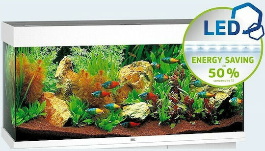 Juwel Juwel Aquarien mit Kapazität 180lt mit Beleuchtung Heizgerät Zirkulator Filter 101x41x50cm Weiß