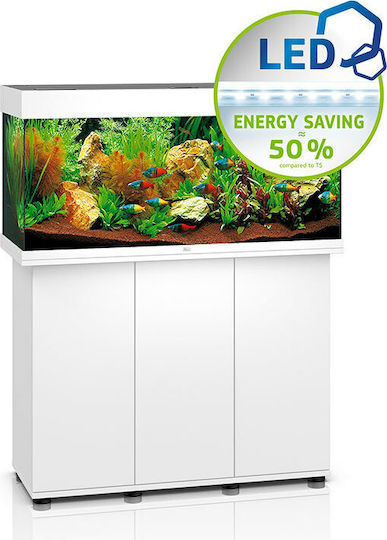 Juwel Juwel Aquarien mit Kapazität 180lt mit Beleuchtung Heizgerät Zirkulator Filter 101x41x50cm Weiß