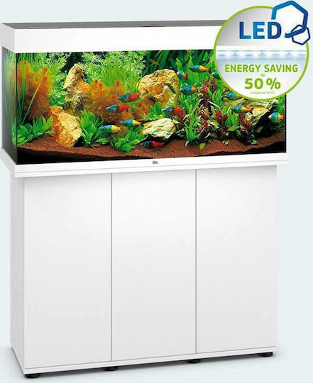Juwel Juwel Aquarien mit Kapazität 180lt mit Beleuchtung Heizgerät Zirkulator Filter 101x41x50cm Weiß