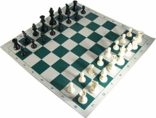 Chess Folding Roll with Pawns 34x34cm