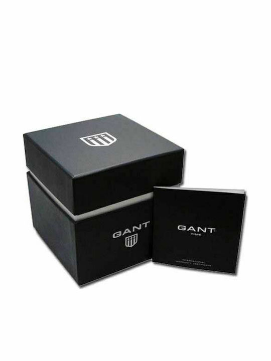 Gant Cleveland Men's Watch 43mm Battery with Black Leather Strap