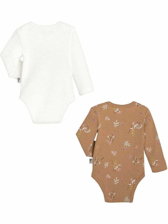 Petit Beguin Body Set 2Pcs Bodies Bebe Fillels Janeiro 6011410-JANEIRO Brown Girl