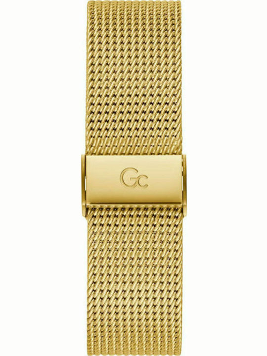 GC Watches Collection Ρολόι Μπαταρίας με Μεταλλικό Μπρασελέ