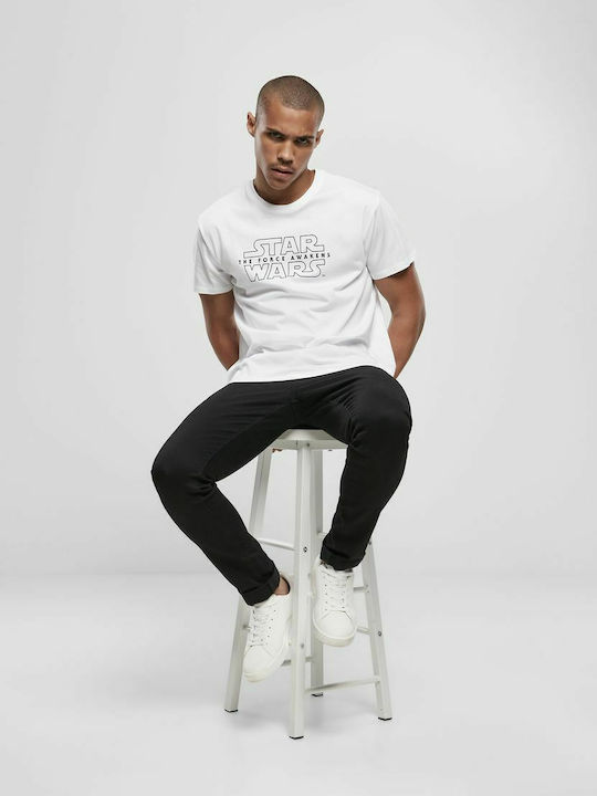 Merchcode "The Force Awakens" T-shirt Star Wars White Cotton MC587-00220
