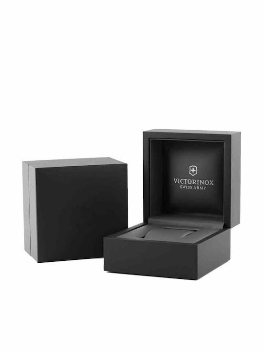 Victorinox I.n.o.x Ανδρικό Ρολόι 43mm Μπαταρίας με Μπλε Καουτσούκ Λουράκι