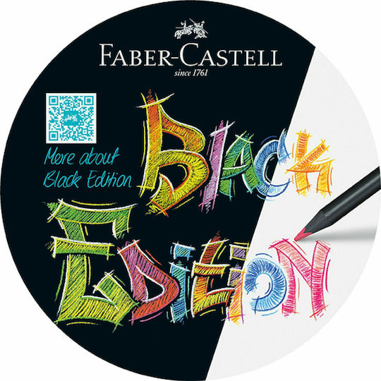 Faber-Castell Black Edition SuperSoft Colored Pencil Set Package of 1 packages