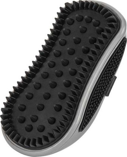 FURminator Curry Comb for Misc Hair Lengths for Coat Cleaning Black
