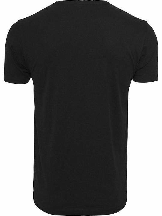 Merchcode Baby Yoda Song T-shirt Star Wars Μαύρο Βαμβακερό