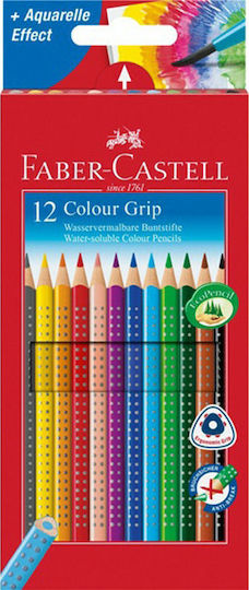 Faber-Castell Grip Ξυλομπογιές Σετ 12 χρώματα