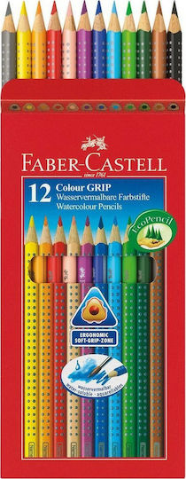 Faber-Castell Grip Ξυλομπογιές Σετ 12 χρώματα