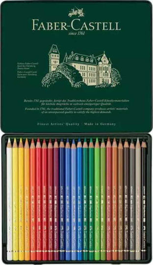 Faber-Castell Polychromos Ξυλομπογιές Σετ 24 χρώματα