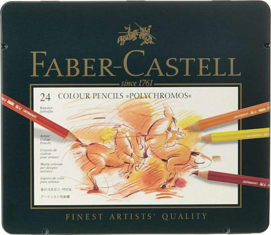 Faber-Castell Polychromos Ξυλομπογιές Σετ 24 χρώματα