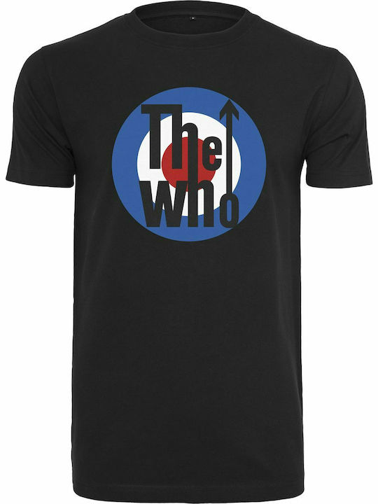 Merchcode The Who Classic Target T-shirt σε Μαύρο χρώμα