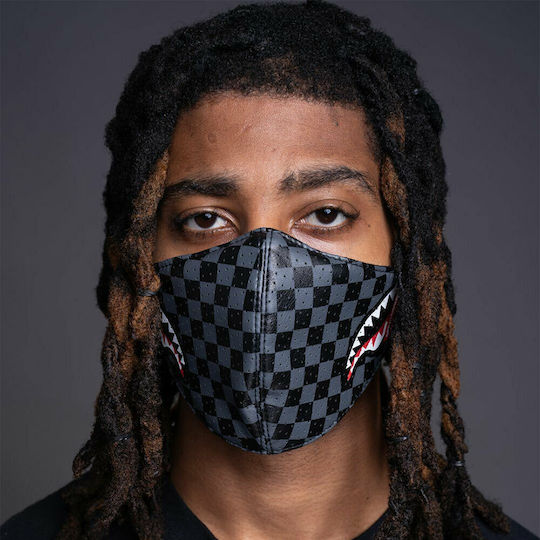 Sprayground Sharks In Paris Protective Mask Fabric Gray Z340 1 Piece