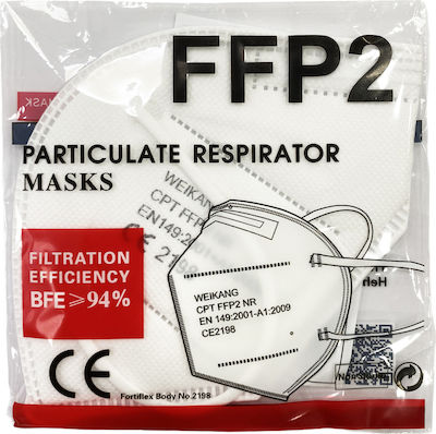 Weikang Disposable Protective Mask FFP2 White 1pcs