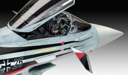 Revell Eurofighter Typhoon "Baron Spirit" Modeling Figure Airplane Red 228 Pieces in Scale 1:48 33x23.1cm.