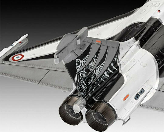 Revell Dassault Rafale C Modeling Figure Airplane Gray 204 Pieces in Scale 1:48 32.3x21.3cm.