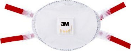 3M 8835+ Μάσκα Προστασίας FFP3 με Βαλβίδα Λευκή 1τμχ